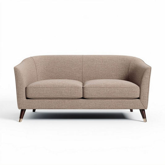 Tweed bankstellen in bruin 180 x 90 x 85cm voor woonkamers